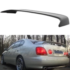 For 1998-2005 Lexus GS Rear Spoiler Wing W/ LED 3rd Brake Light Matte Black