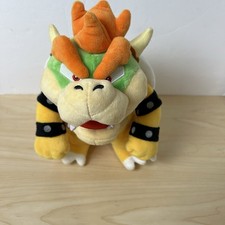 Nintendo Super Mario Brothers 10  Bowser Plush 2017 Stuffed Animal Little Buddy