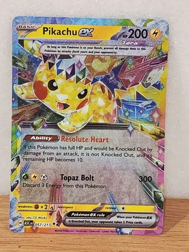 Pikachu ex Double Rare ME: Ascended Heroes 057/217 NM - Pokémon TCG