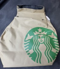 Starbucks Beige canvas Tote with Green Logo