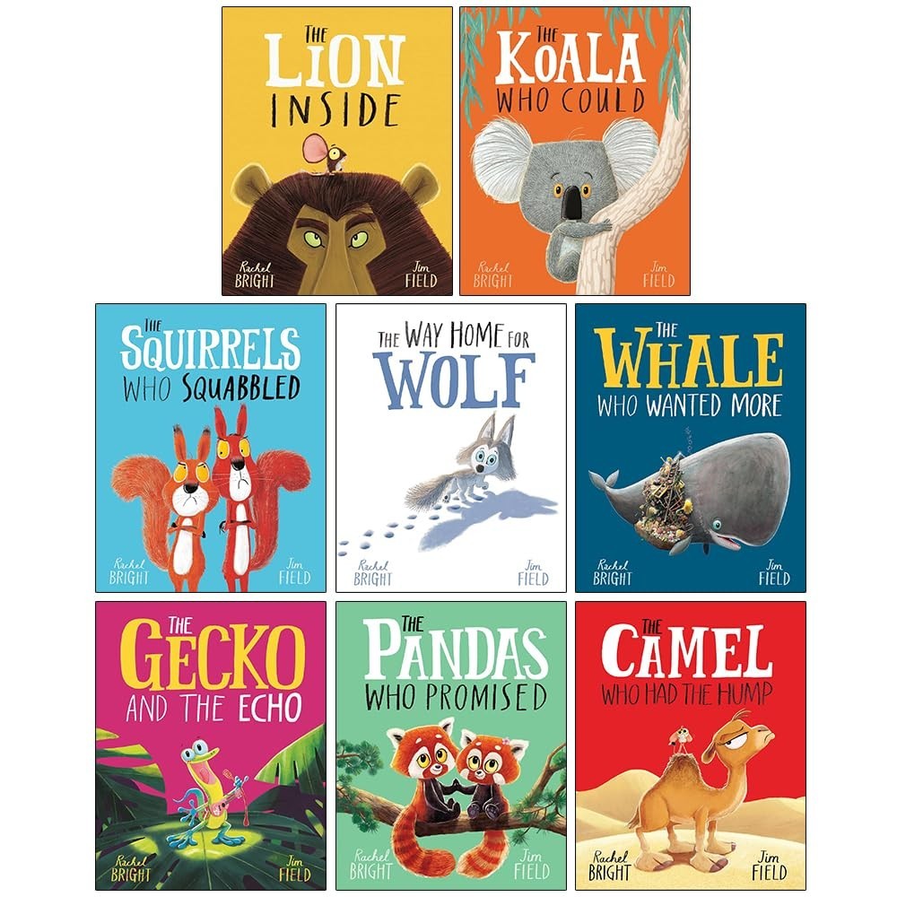 World Of Rachel Bright & Jim Field Collection 8 Books Set Koala Who Could,Wolf - Image 3