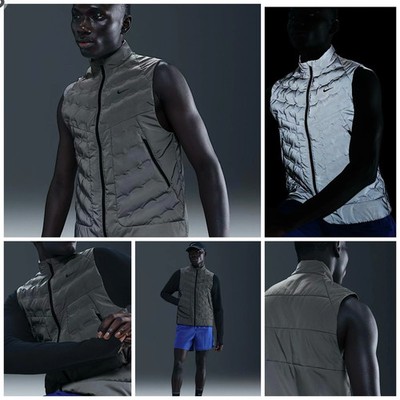 Size M Men's Nike Therma-Fit ADV Reflective 3M Vest IM6278-027 NEW