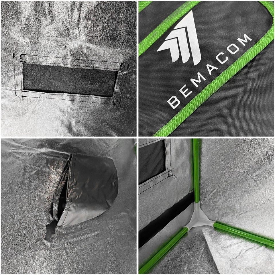 Premium Gewächszelt Pflanzenzelt Gewächshaus Zuchtzelt - verschiedene Größen - - Bild 2 von 3