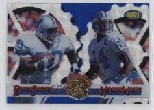 1995 Classic Images Limited Focused Live Blue Barry Sanders Herman Moore 0rd2