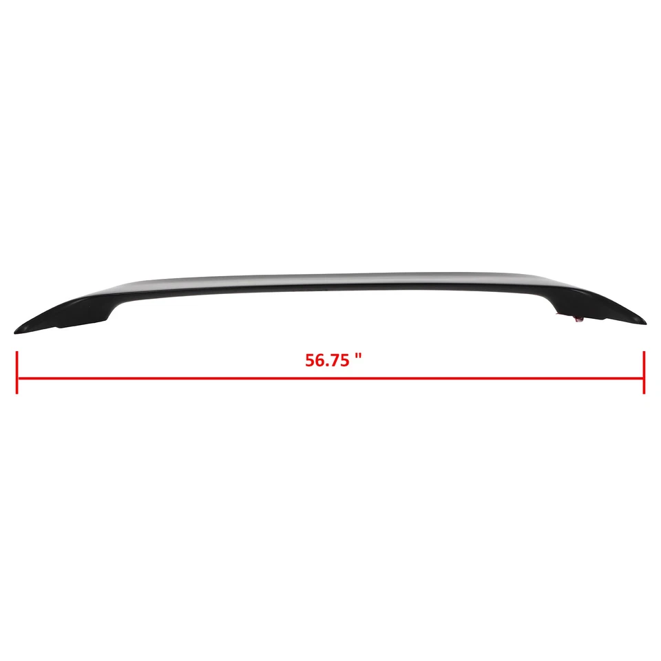 For 1998-2005 Lexus GS Rear Spoiler Wing W/ LED 3rd Brake Light Matte Black Foto 2 de 4