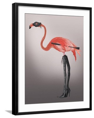 ART.COM Wall Art Flamingo Kinky Boots 23x29