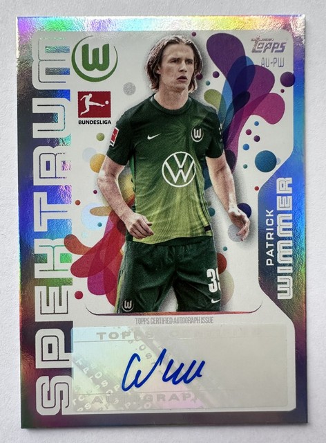 Topps Match Attax Bundesliga 25/26 AU-PW Patrick Wimmer Autogramm VfL Wolfsburg