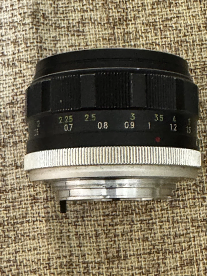 Minolta MC Rokkor-PF 58mm F1.4 Standard MF Lens / Good Working Condition. Caps - Image 4 of 4