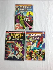 1973 Marvel Comics Group Marvel Tales starring: Spider-Man no. 49, 50, 51