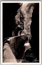 Vtg RPPC Postcard Grand Goulets and Ecouges Gorge Vercors, Fr 1930s
