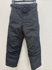 LONDON FOG Youth 7/8 Classic Heavyweight Snow Snowboard Ski Pant Winter Black