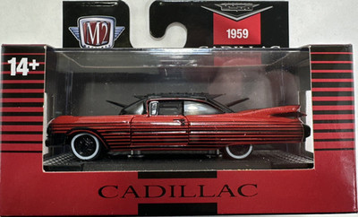1959 Cadillac Series 62 Red/Black M2 Machines R102 25-72 New in Package