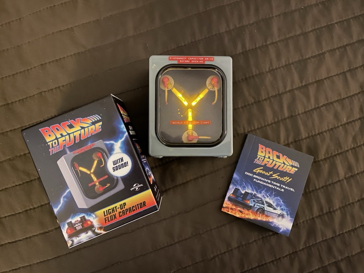 NEW Back to the Future LIGHT-UP FLUX CAPACITOR Sound Effects Book