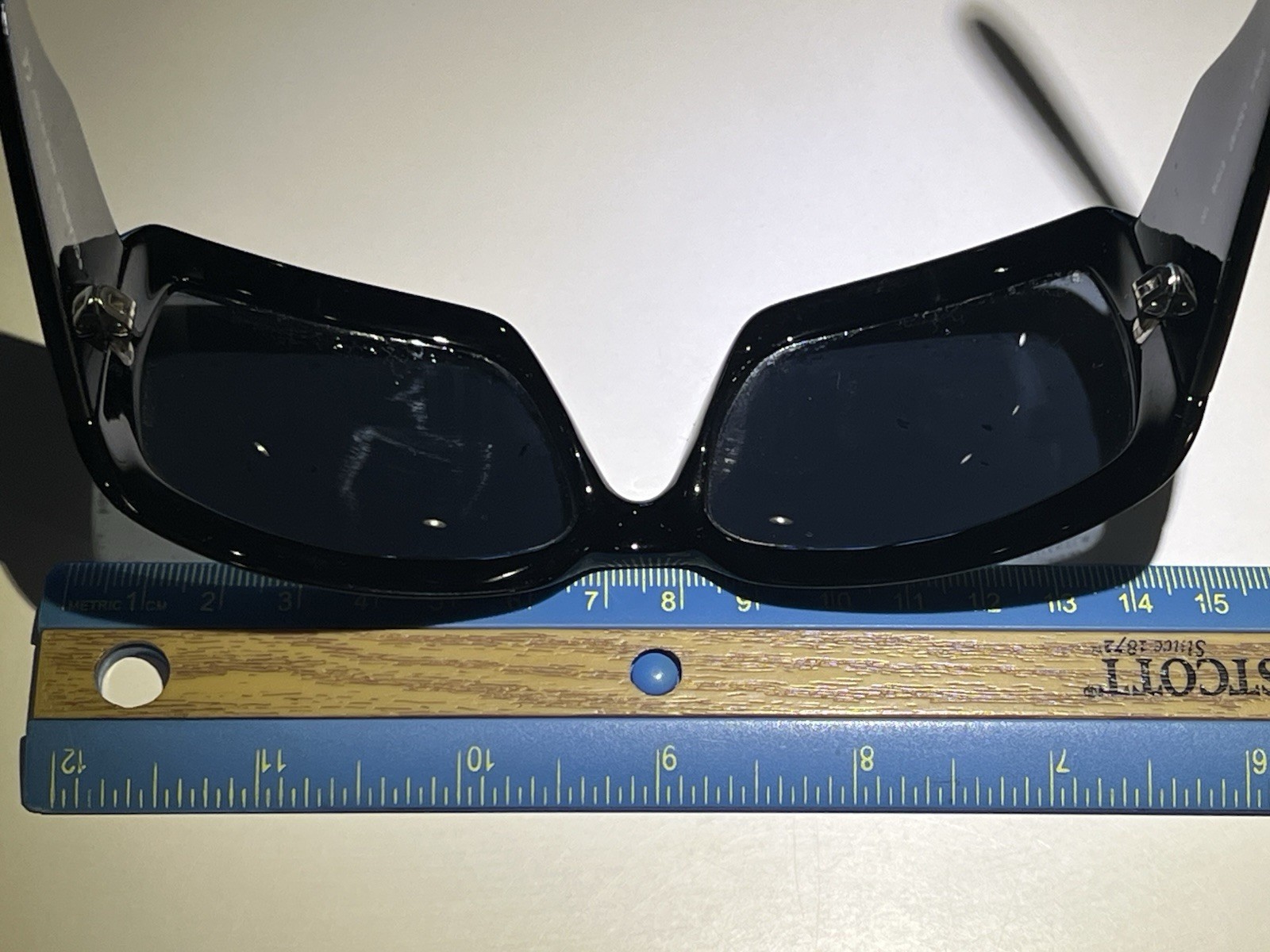 Vintage Chanel Sunglasses 5076-H Black Mother Of Pearl Made In