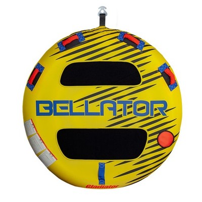 GLADIATOR GLA-5878 BELLATOR DECK RIDER 2 PERSON TOWABLE TUBE YELLOW