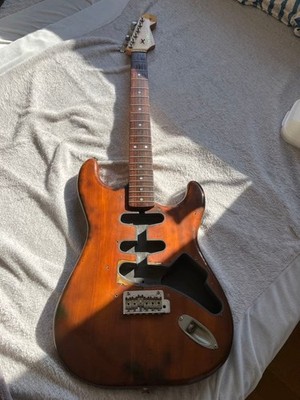 Frischer Stratocaster Typ Körper Hals Ist-Zustand