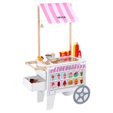 VEVOR Ice Cream Cart for Kids Pretend Play Ice Cream Shop for Kids Aged 3-7