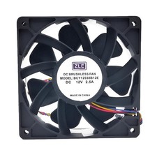1 pcs ZLE BCY12038B12E 12038 12cm 12v 2.5A high air flow cooling fan