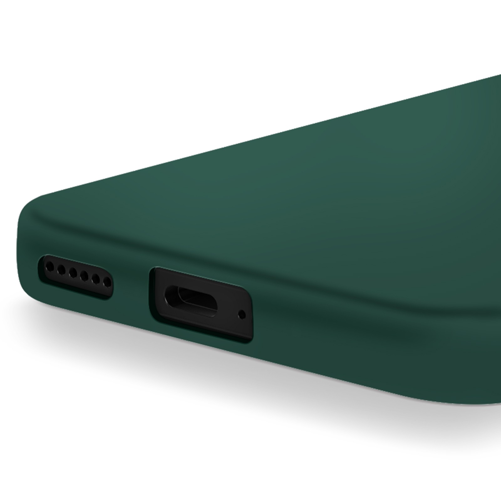 Coque Redmi Note 14 4G silicone vert pino pour le quotidien
