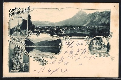 AK Kiefersfelden, Gasthaus zur Klause, Gesamtansicht, Otto-Capelle 1900 