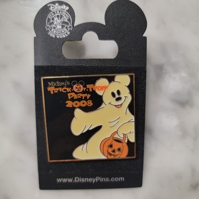 rare 2008 trick or treat party pin Mickey ghost