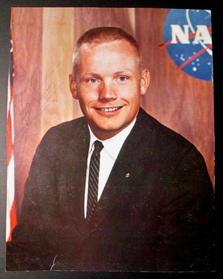 Neil Armstrong Signed NASA Apollo 11 Astronaut Photo