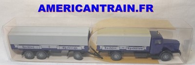 Büssing flatbed truck Dachser forwarding HO 1/87 Wiking
