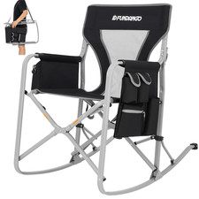 Fundango Rocking Camping Chair For Adults Oversized Portable Rocking Chair