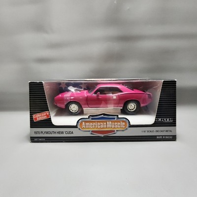 Ertl 1970 Plymouth Cuda Moulin Rouge 1:18 Scale Diecast
