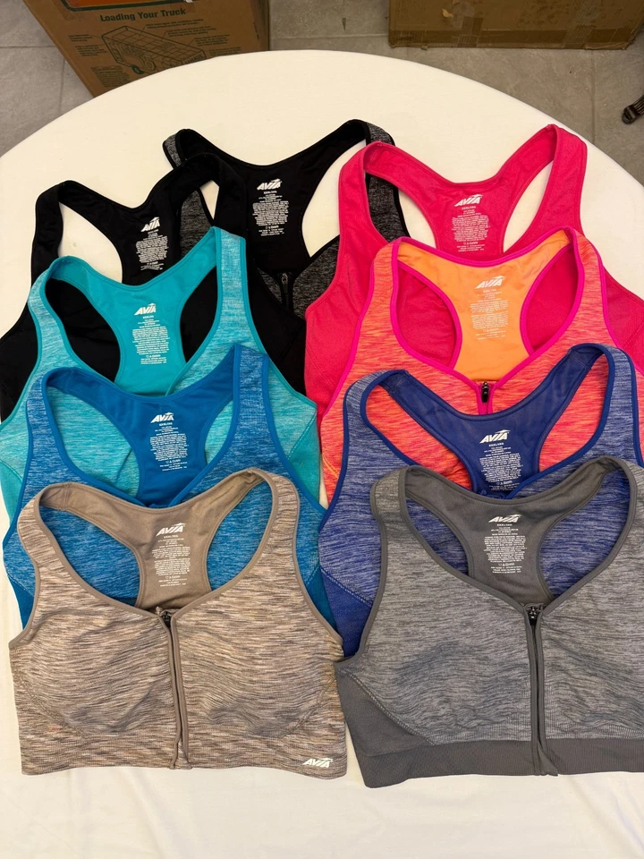 SUJETADORES DEPORTIVOS AVIA ESPALDA DEPORTIVA VARIOS COLORES TODOS XXXL (FUNCIONAN PEQUEÑOS) USADOS (C) Foto 2 de 2