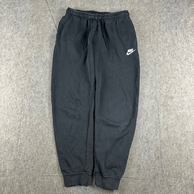 Nike Women's Sweatpants Black Joggers Fleece Lined Size Small Essential Logo