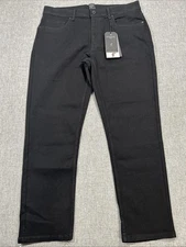 THE PERFECT JEAN NYC Athletic Fit Jeans Men's Size 36x30 Bandit Black $120 MSRP