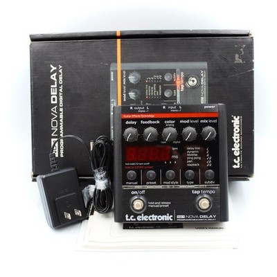 TC Electronic ND-1 Nova Delay With Original Box Power Supply Guitar Effect Pedal
