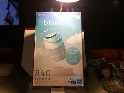 Bionaire Essence 360 Air Purifier with UV: True HEPA, Carbon Filter, Energy Star