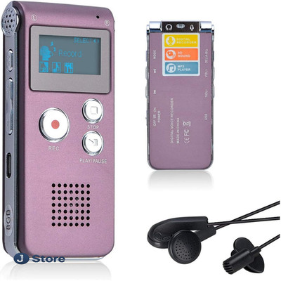 Sprachaufnahme Recorder 8GB LCD Bildschirm MP3 Player Weinrot