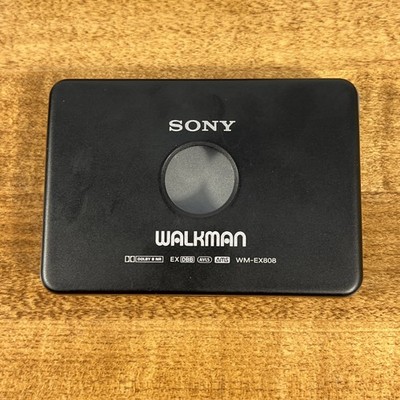 SONY WM-EX808 Walkman Cassette Player Black W/ Box & Accessories
