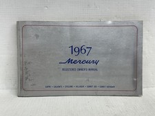 1967 Mercury Original Owners Manual Capri Caliente Cyclone Villager Comet 1967 Mercury Original Owners Manual Capri Caliente Cyclone Villager Comet