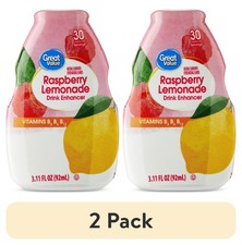 2 pack Great Value Raspberry Lemonade Liquid Drink Mixes, 3.11 fl oz