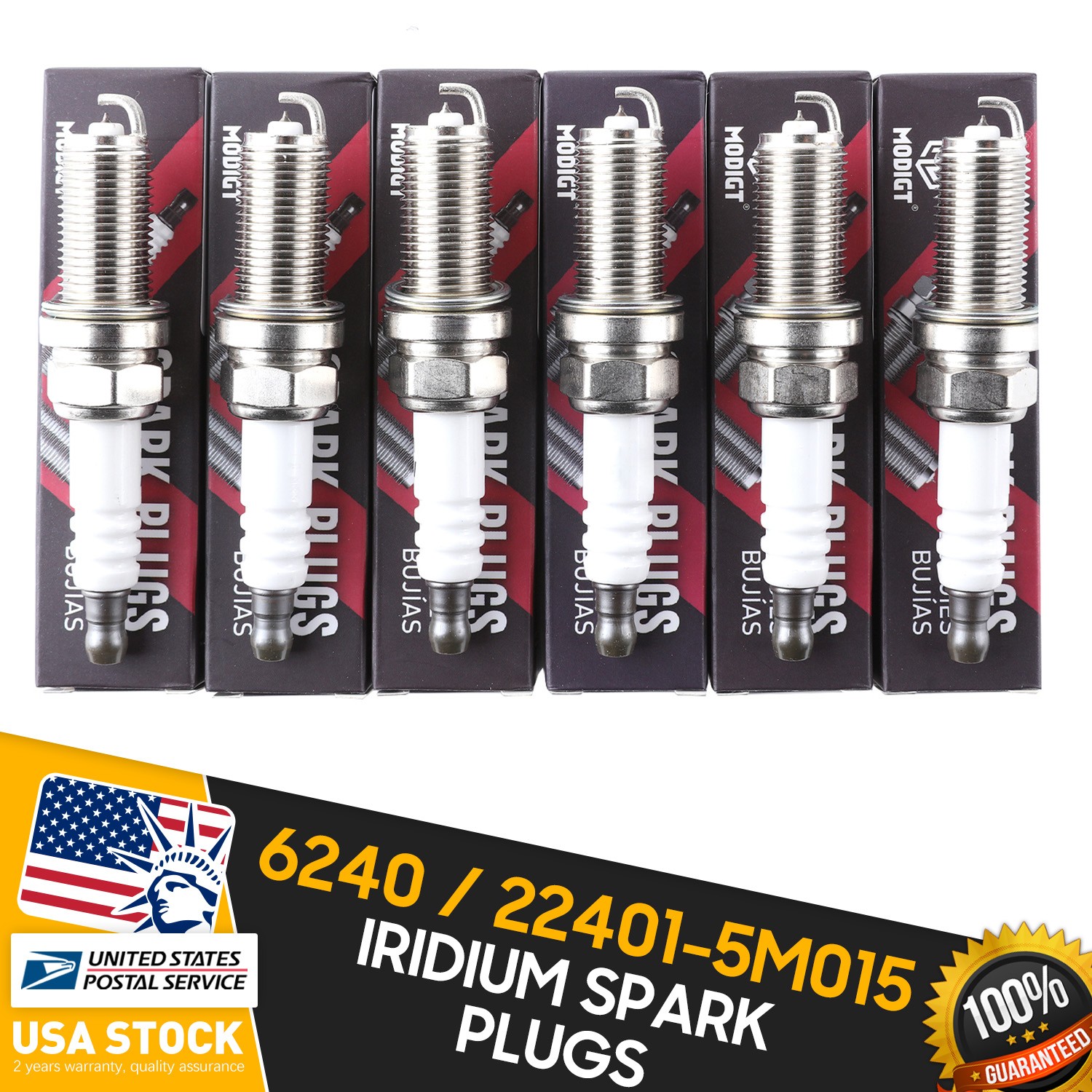 6Pcs Premium OEM Replacement For NGK 6240/22401-5M015 Iridium IX Spark Plugs NEW