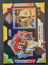 2025 Score Football Terrell Owens Men of Canton GOLD 35/50 49ers #8
