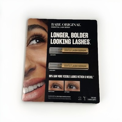 Babe Original Essential Eyelash Serum 6 month Supply 4 mls New Sealed Authentic