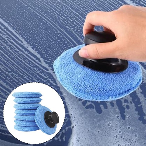 7PCS Microfiber Car Polishing Pad Set for Quick Drying and Easy Maintenance - Picture 8 of 9