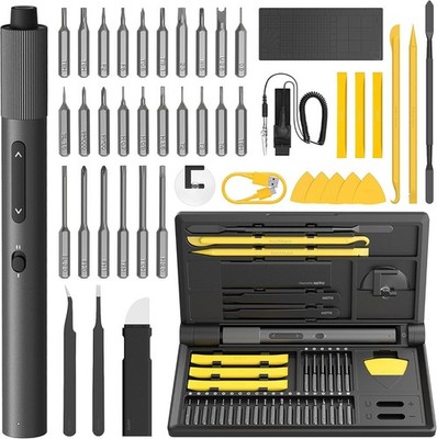 HOTO Electric Precision Screwdriver Kit, 46-in-1 Rechargeable Screwdriver Kit, 
