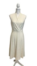 Tommy Hilfiger Off White Sleeveless Dress, Size 4