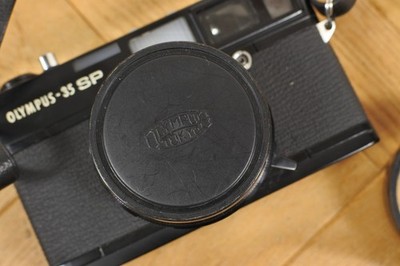 Olympus 35 SP 35mm Rangefinder Film Camera Black from Japan, Meter