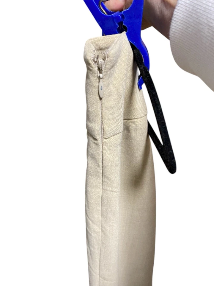 WHBM ЖЕНЩИН SZ 8 РАБОТЫ БРЮКИ С МАНЖЕТЫ - СТОРОНЫ МОЛНИИ - EUC - Изображение 3 из 4