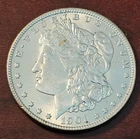 1901 O Morgan Silver Dollar CH AU Choice About Uncirculated Silver $1 Coin