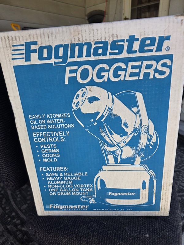 Fogmaster Noz-L-Jet 7807 ULV Fogger Heavy Gauge Aluminum Non-Clog Vortex 120V
