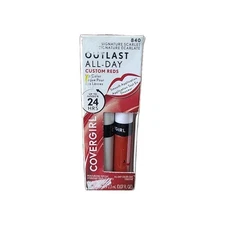CoverGirl Outlast All-Day Custom Reds Lip Color w/Topcoat #840 Signature Scarlet