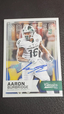 2016 Classics Significant Signatures /99 Aaron Burbridge Rookie Auto Michigan St